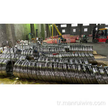 304/201 Paslanmaz Çelik 1/2 Sert Tel Yay Teli